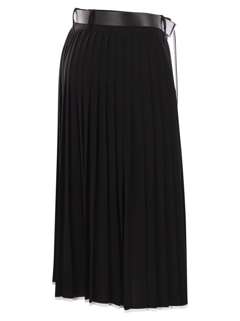 Max Mara Savana - Pleated Skirt With Belt