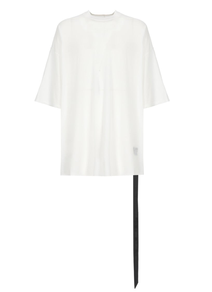 Drkshdw By Rick Owens White Tommy Cotton T-Shirt