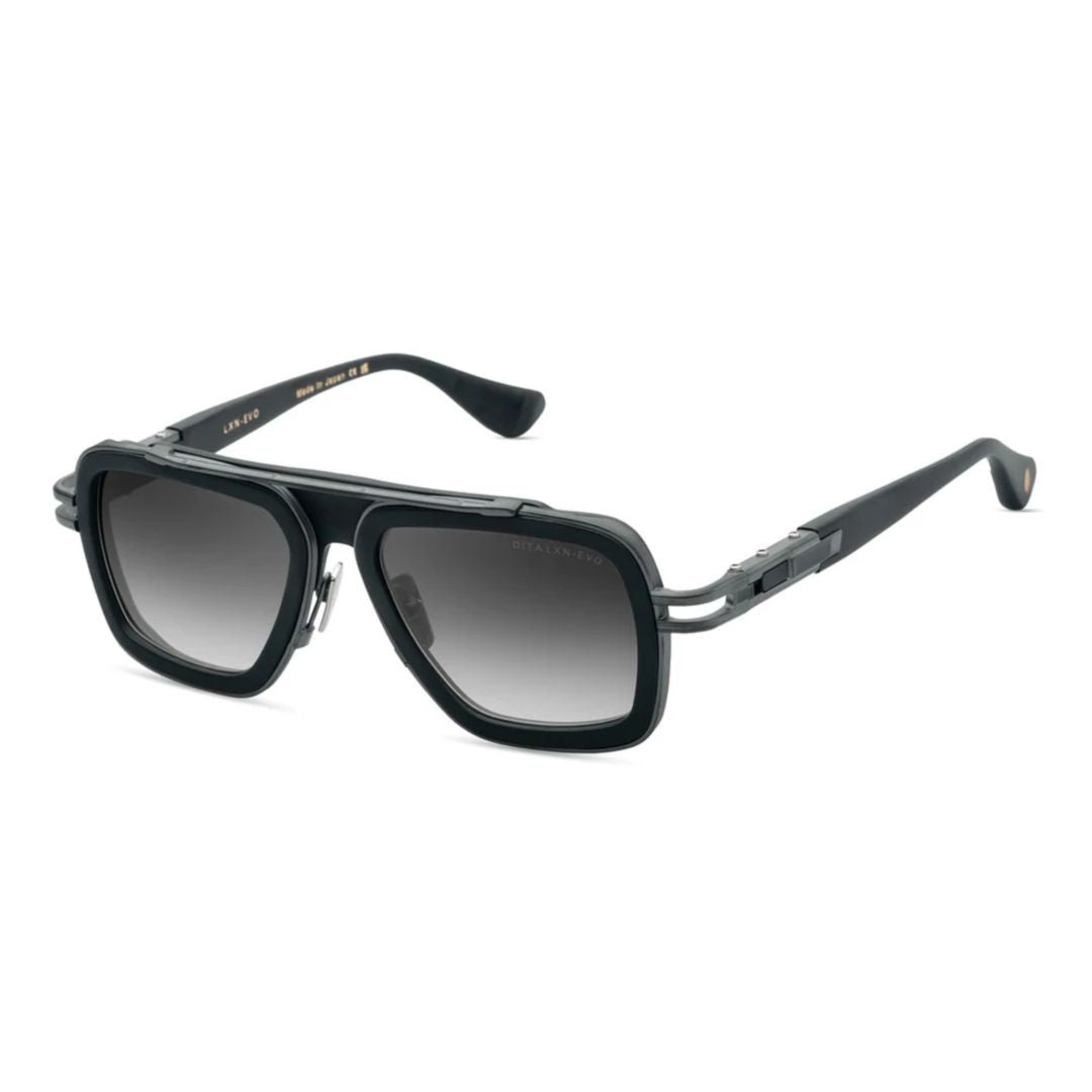 Dita Lxn-Evo Double-Bridge Rectangular Sunglasses