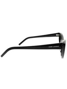 Saint Laurent Cat-Eye Sunglasses With Tapered Temples And Bold Silhouette