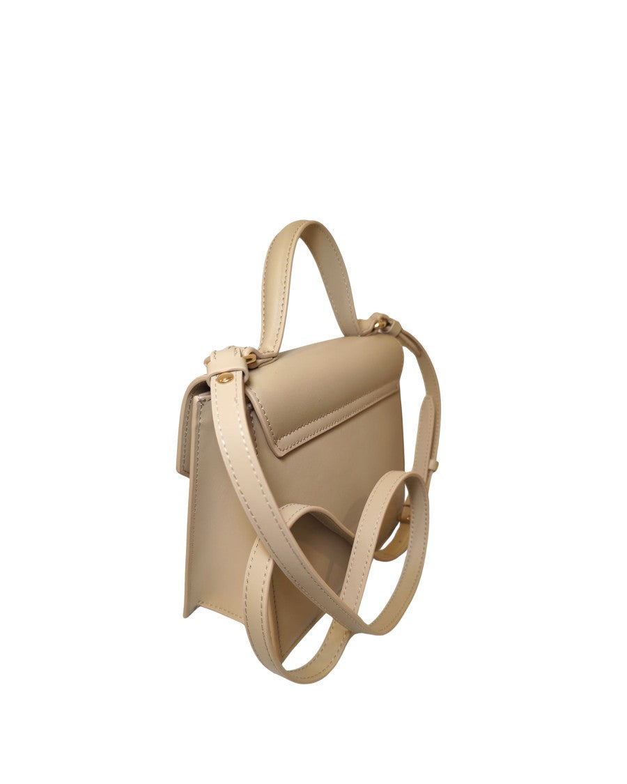 Patrizia Pepe Sand Beige Top Handle Bag