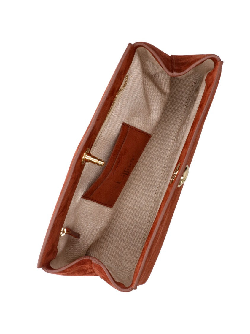 Liffner Rectangular Bag With Textured Surface