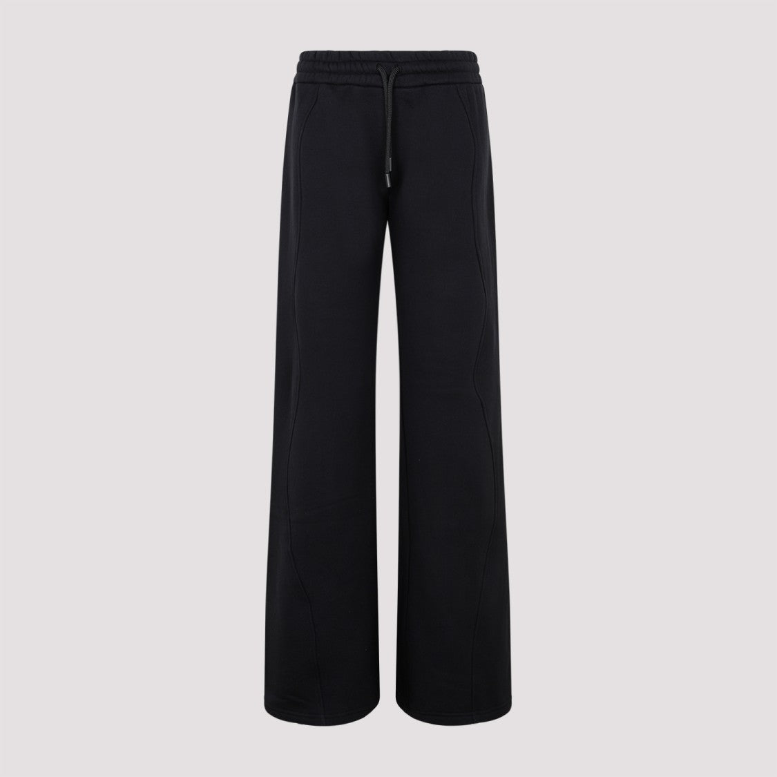 Off-White Black Round Cotton Sweatpant
