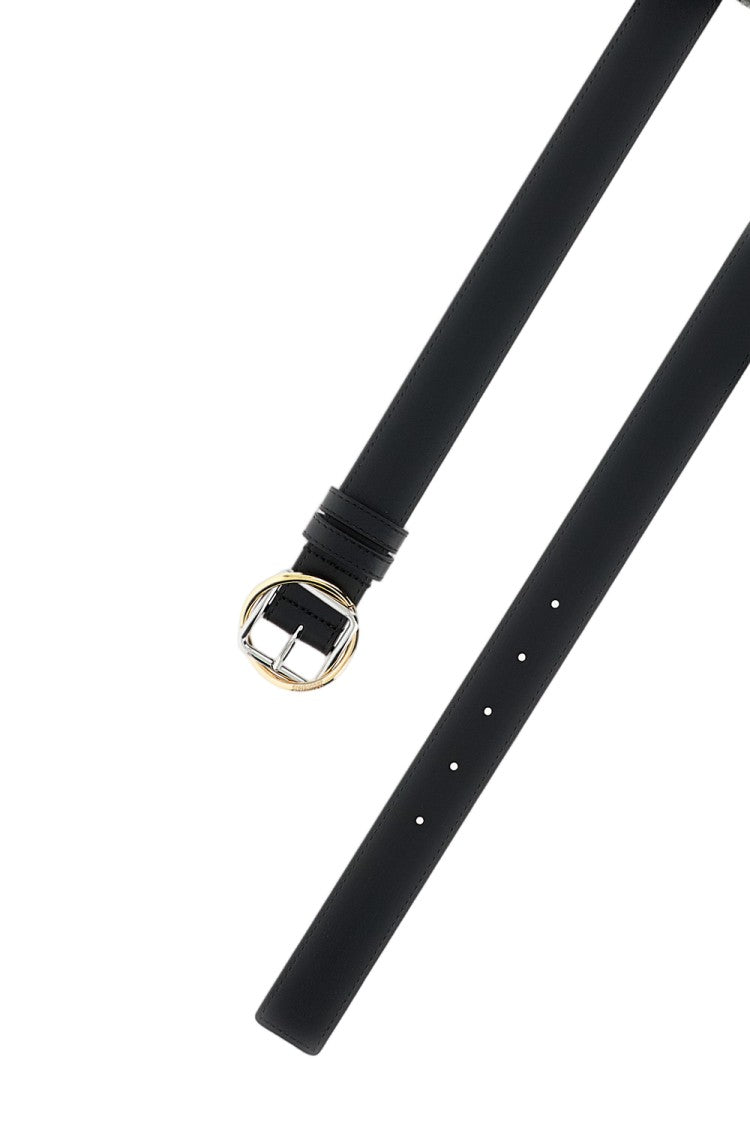 Jacquemus Smooth Black Leather Belt