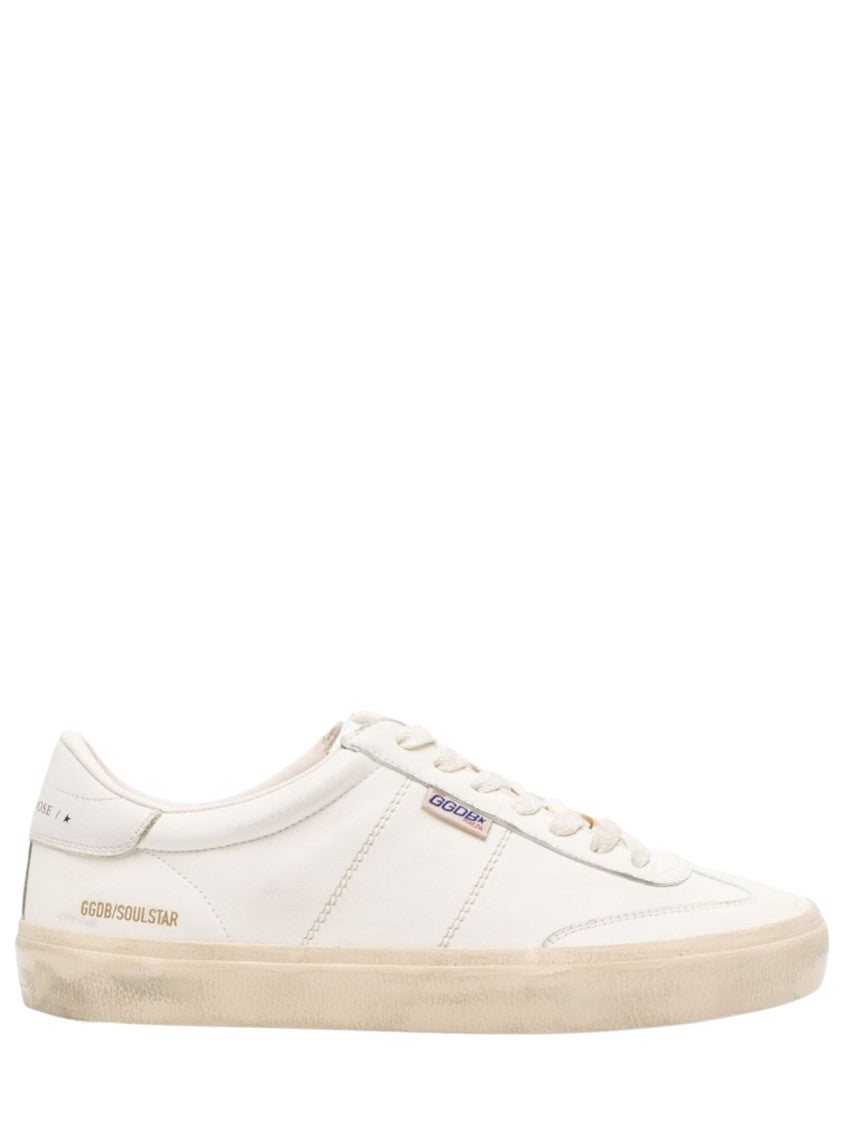 Golden Goose White Leather Soul Star Sneakers