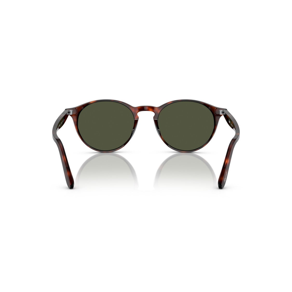 Persol 0Po3092sm Round Tortoiseshell Acetate Sunglasses With Metal Accents
