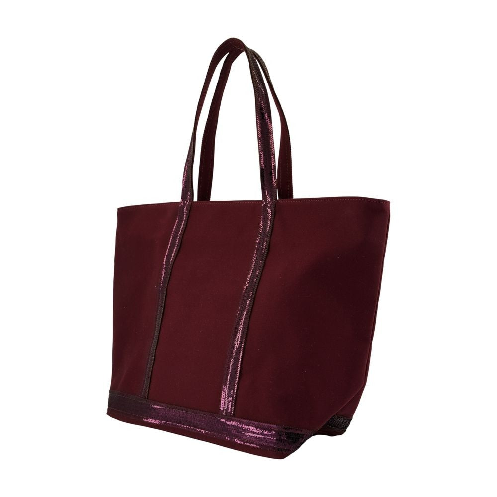 Vanessa Bruno L Zippe Shopper Bag - Cotton - Purple