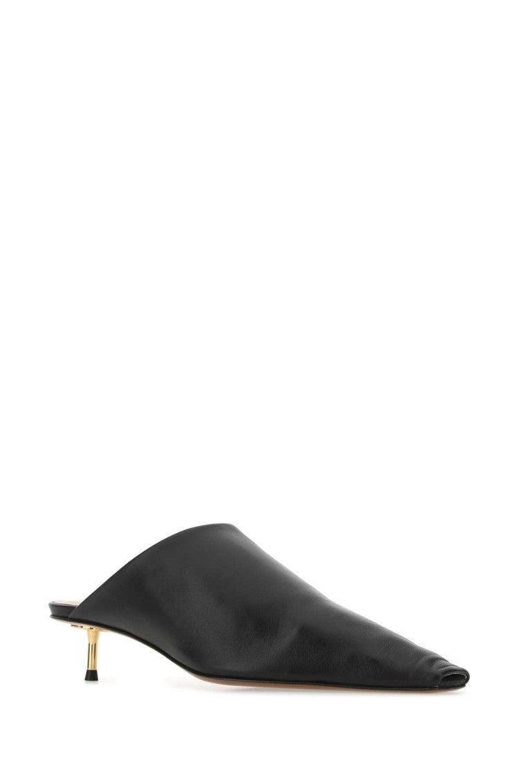 Nanushka Black Synthetic Leather Mules