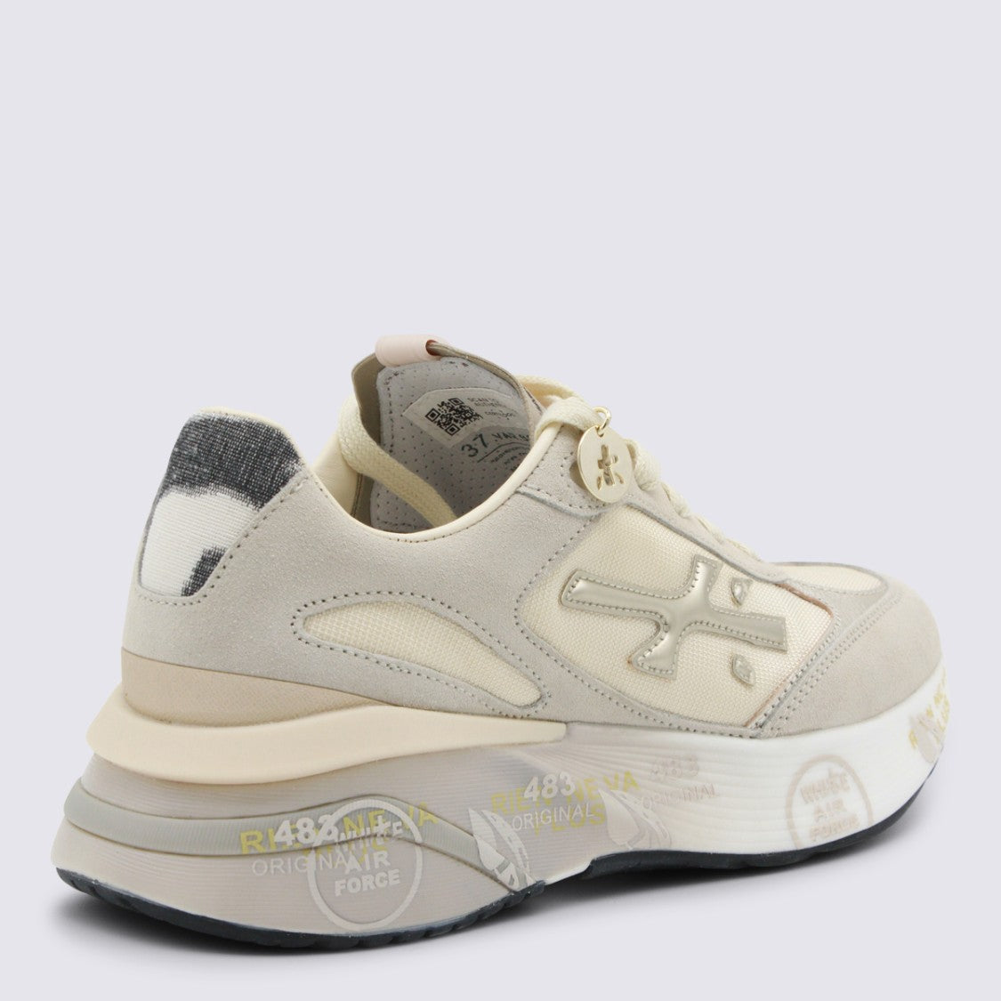 Premiata Chunky Sole Sneakers With Textured Panels