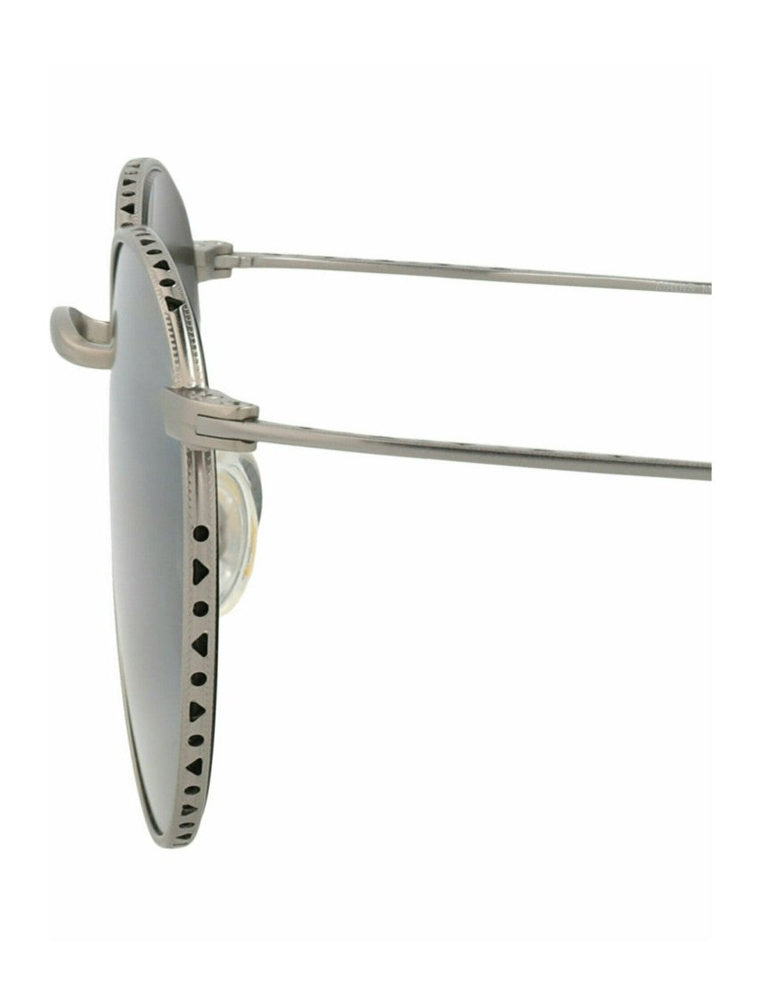 Maui Jim Round-Frame Titanium Sunglasses