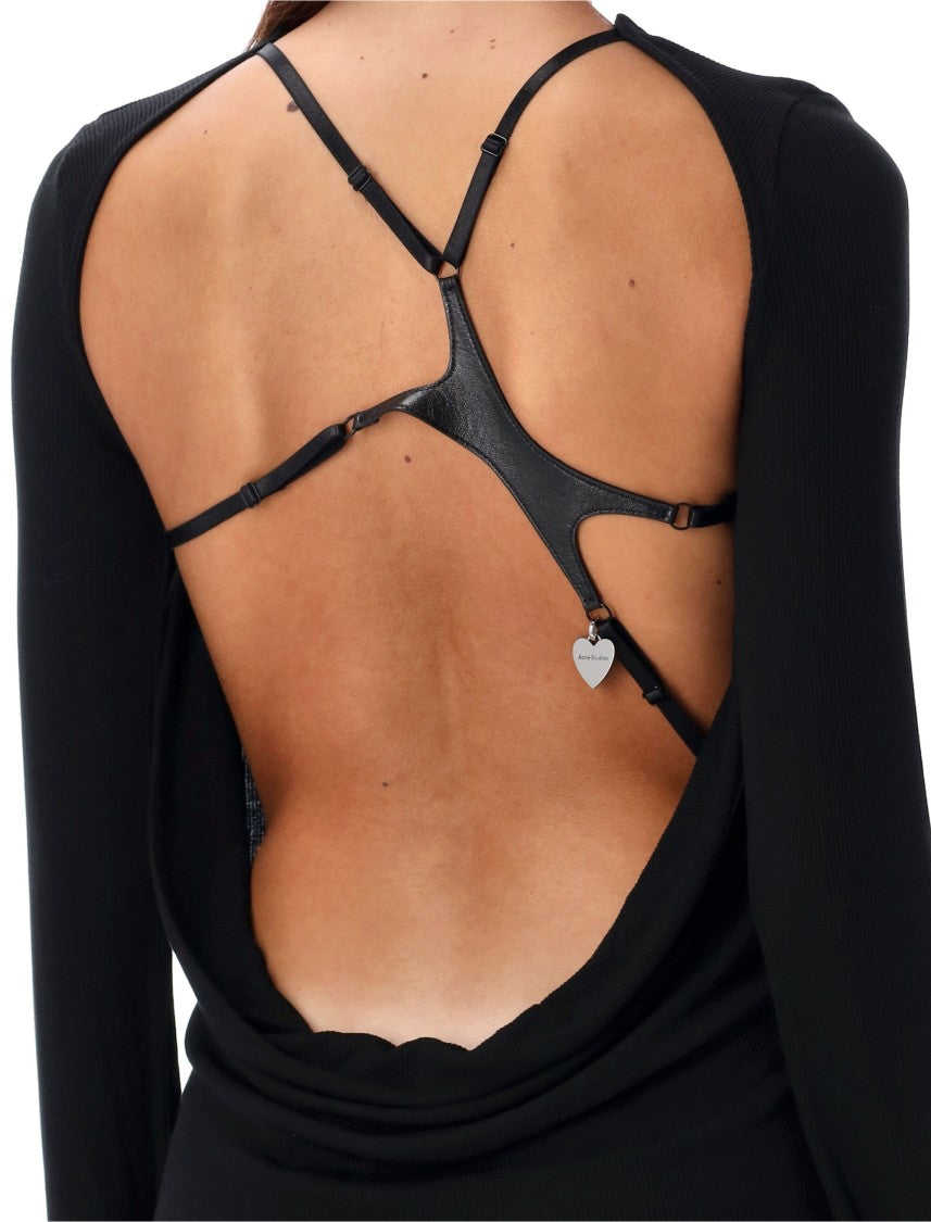 Acne Studios Etrixie Ribbed Long Dress