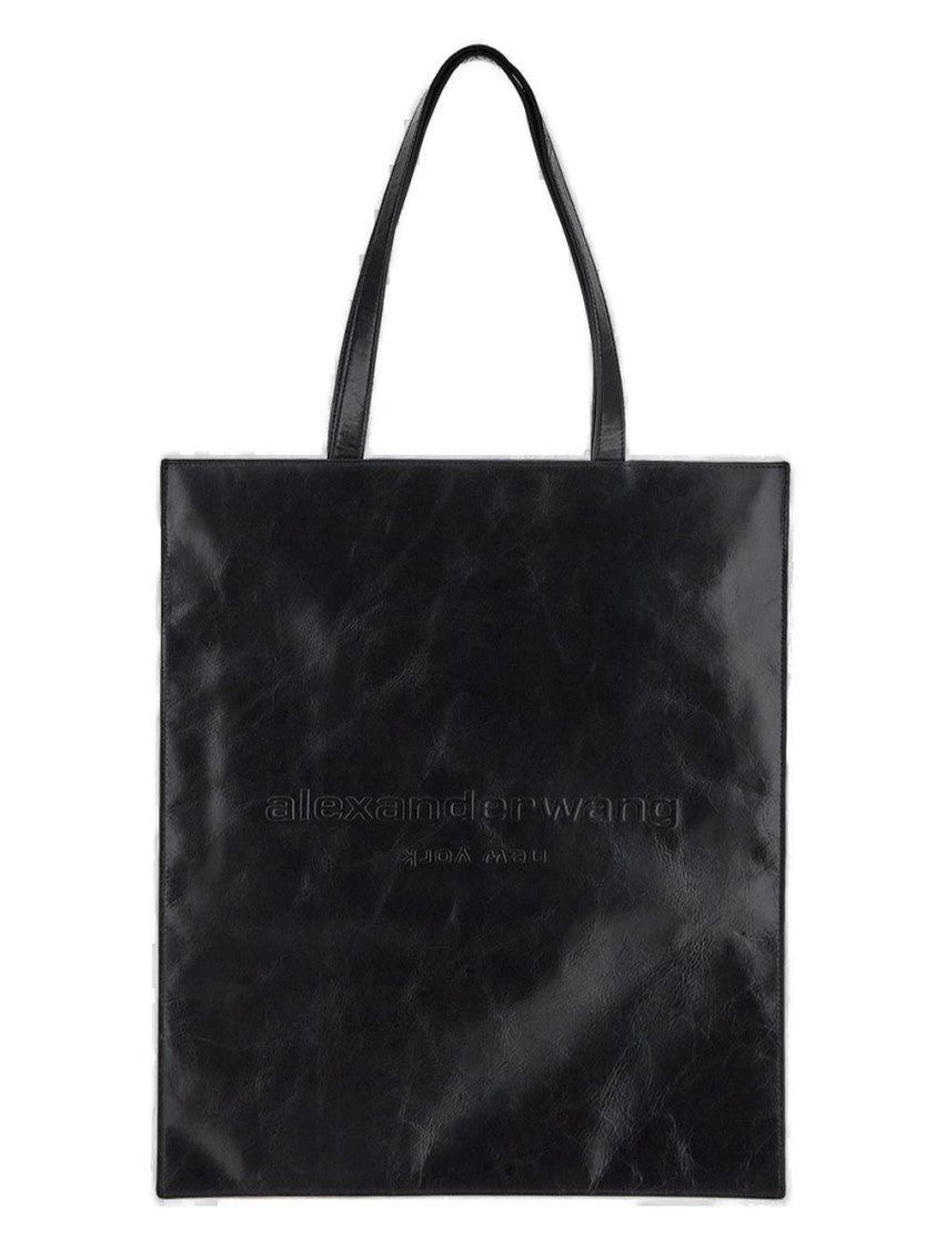 Alexander Wang Large Black Tote Bag With Structured Silhouette