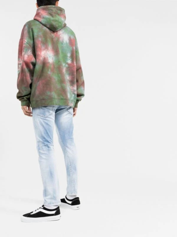 Dsquared2 Tie-Dye Logo-Print Hoodie