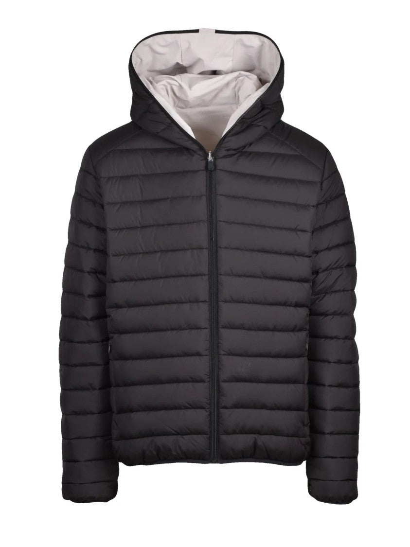 Save The Duck White Recycled Polyester Down Coat