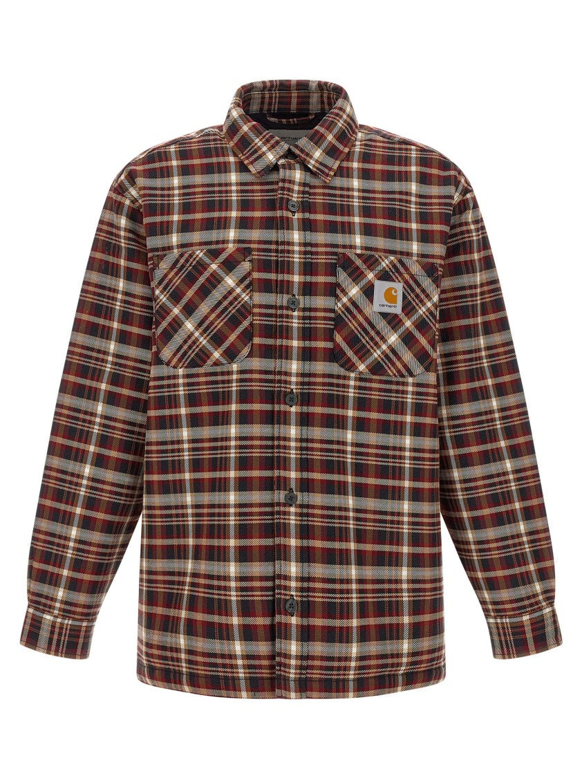 Carhartt Wip Medium-Weight Check Overshirt With Button Closure