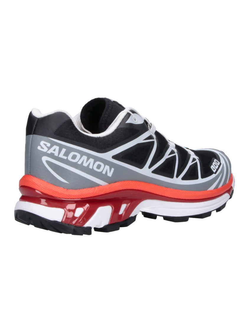 Salomon Multicolor Fabric Xt-6 Sneakers With Quicklace™ Closure And Textured Sole