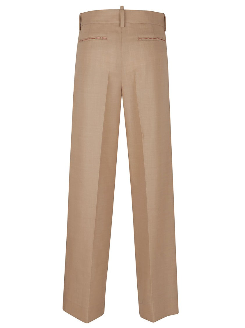Victoria Beckham Low Rise Seam-Detail Trouser