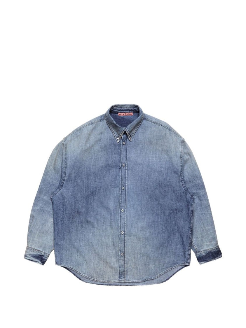 Acne Studios Vintage Wash Oversized Denim Shirt
