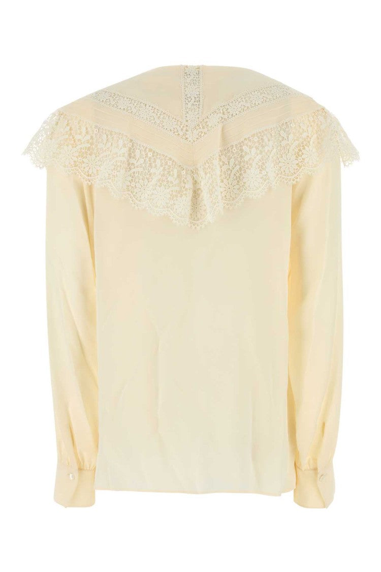 Chloé Cream Crepe Blouse