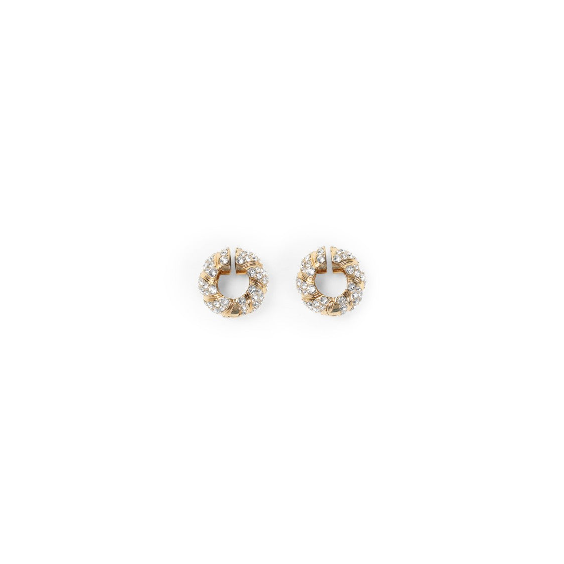Valentino Garavani Golden Brass Earrings