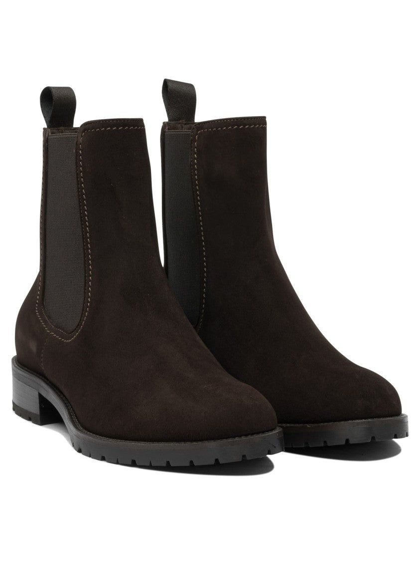 Maretto Rounded Toe Ankle Boots