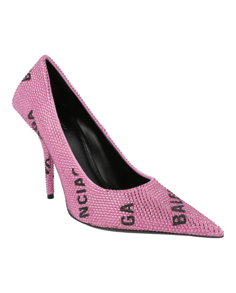 Balenciaga Square Knife Embellished Pumps