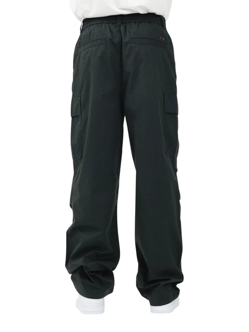 Armani Exchange Green Cargo Pocket Cotton Pants