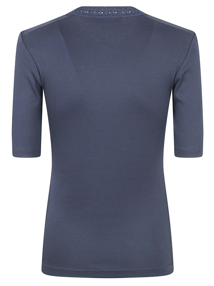 Fabiana Filippi Ribbed Cotton Jersey T-Shirt