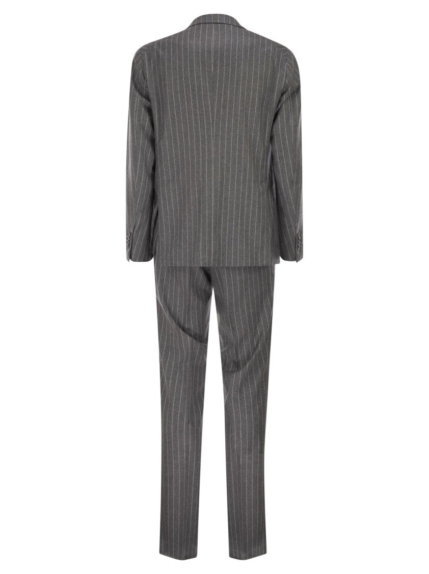 Tagliatore Double-Breasted Suit In Superfine Virgin Wool