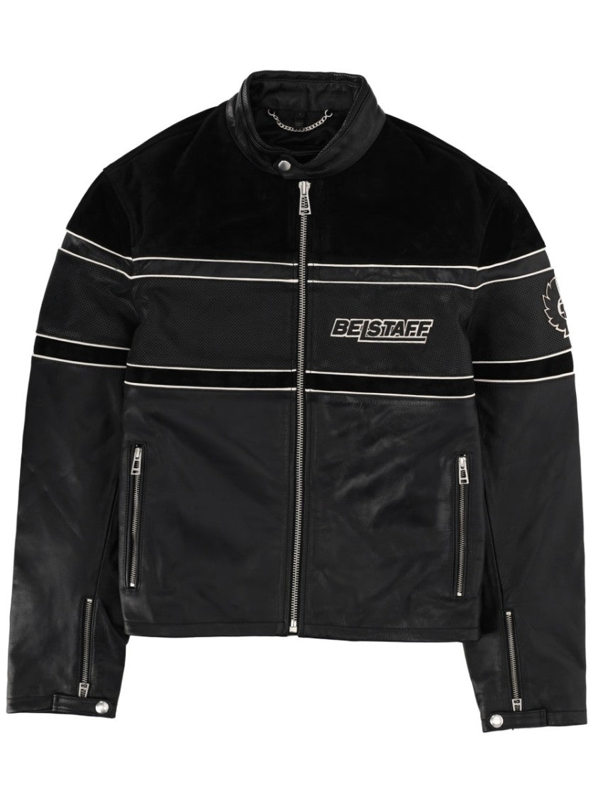 Belstaff Competition Speed White Stripes Jacket