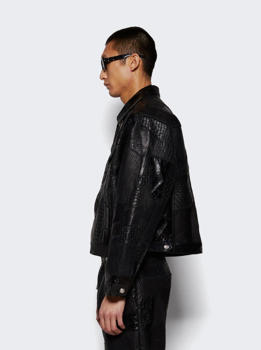 Earthling Vip Body Shop Leather Jacket Black