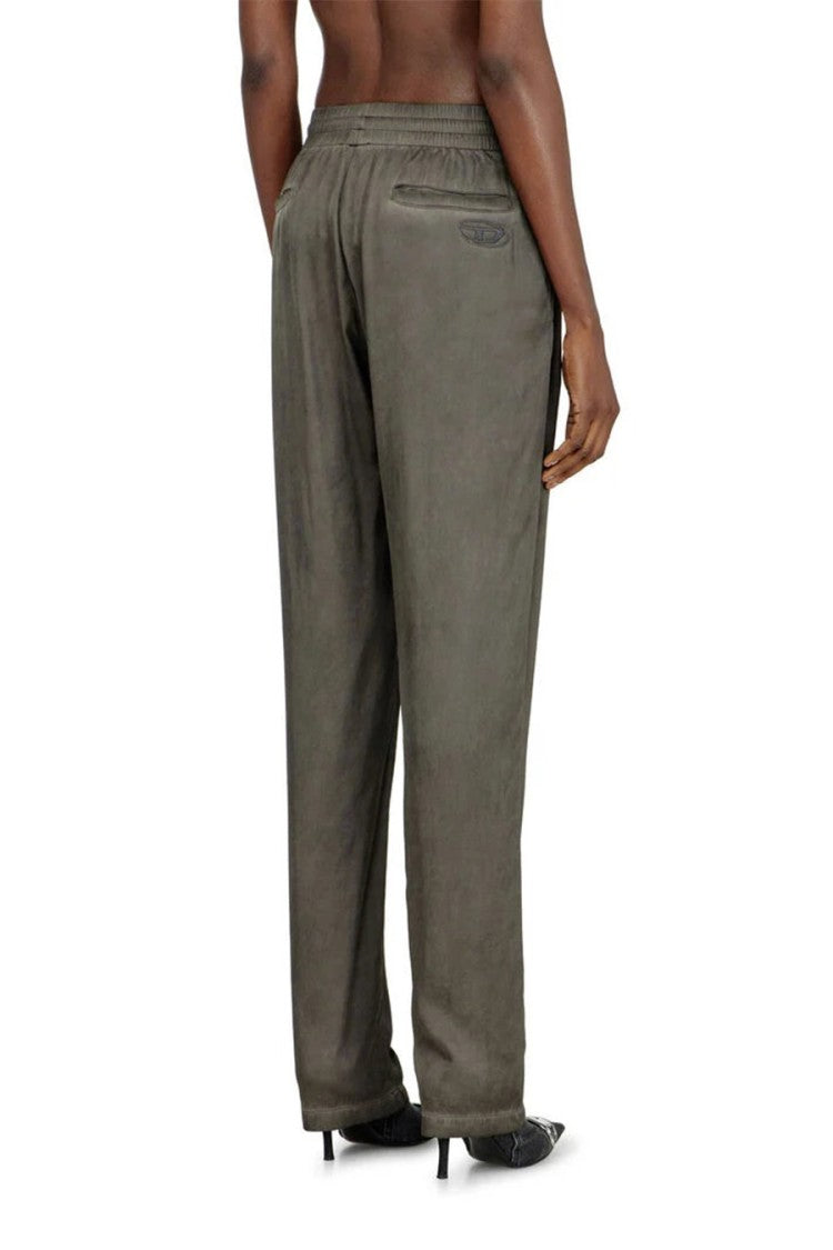 Diesel Multicolor Cotton-Blend Straight-Leg Pants