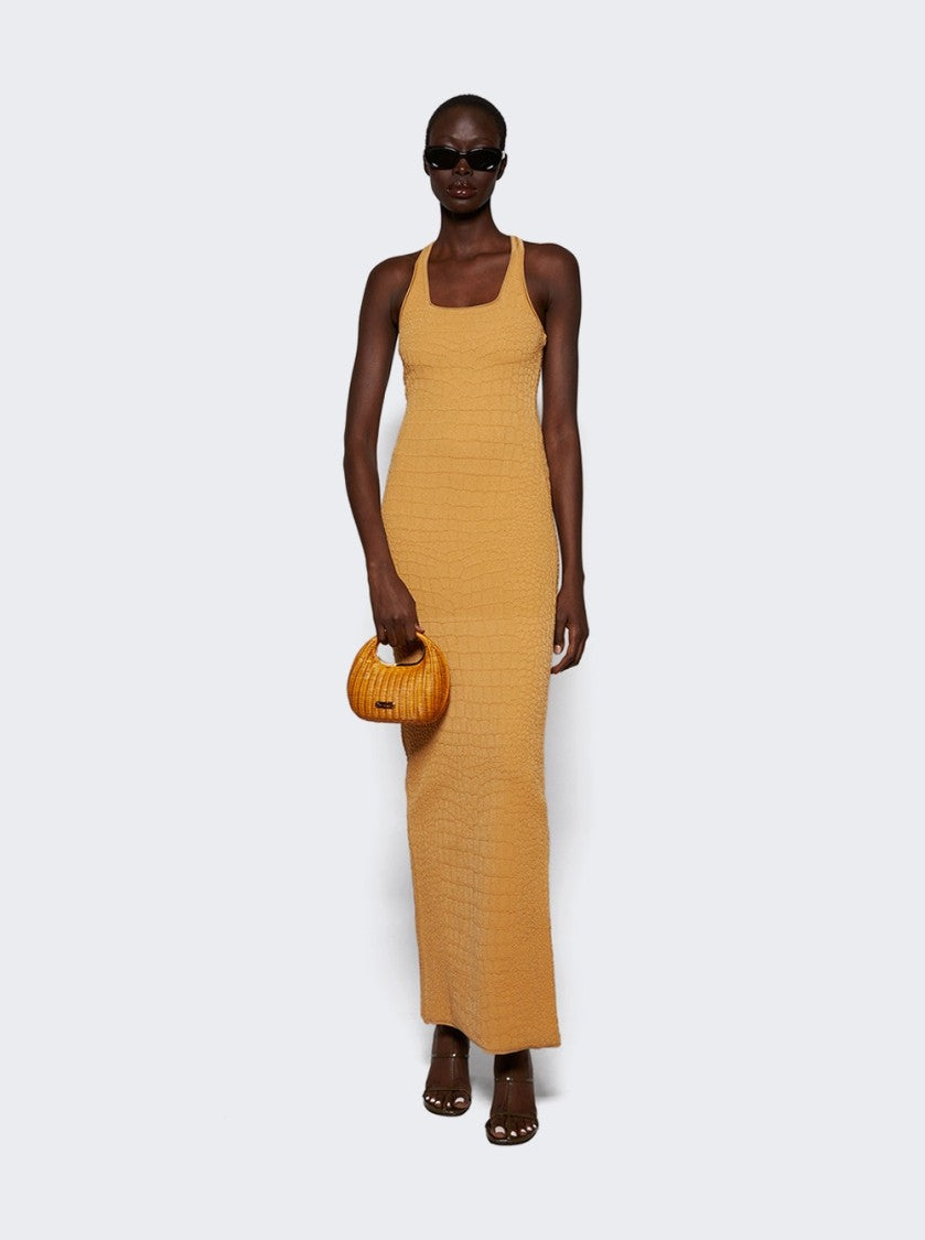 Jacquemus The Scala Dress Camel