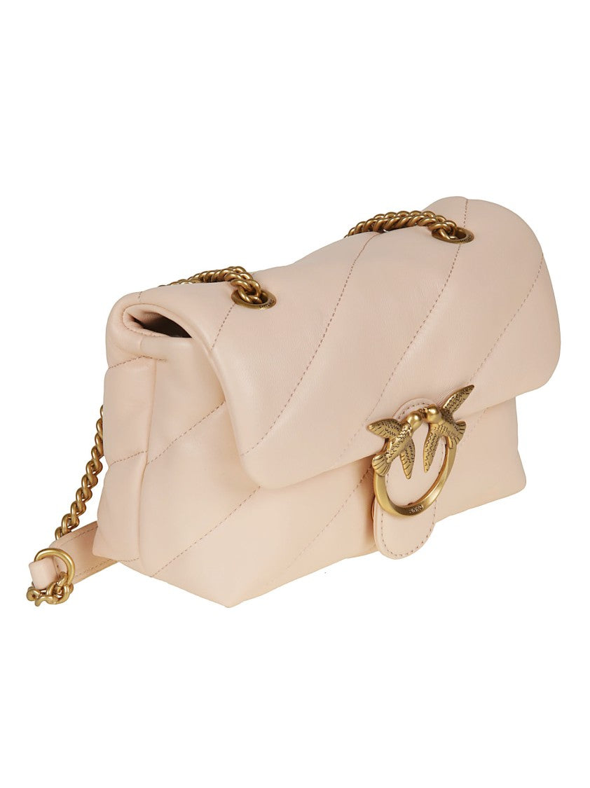 Pinko Love Mini Puff Sheepskin Shoulder Bag