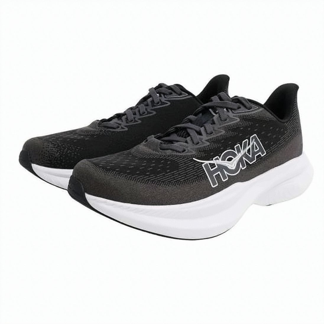 Hoka Cushioned Athletic Sneakers With Breathable Mesh Upper