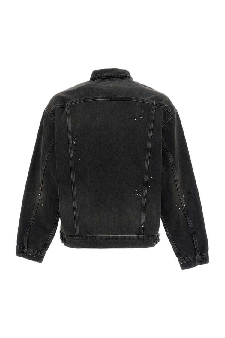 Carhartt Wip Black Helston Smith Denim Jacket