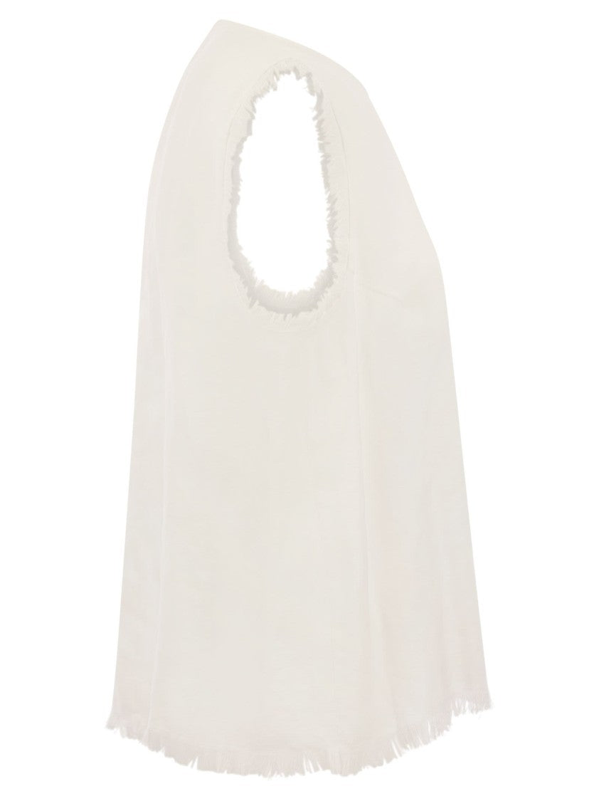 Antonelli Adrien - Linen Sleeveless Jumper