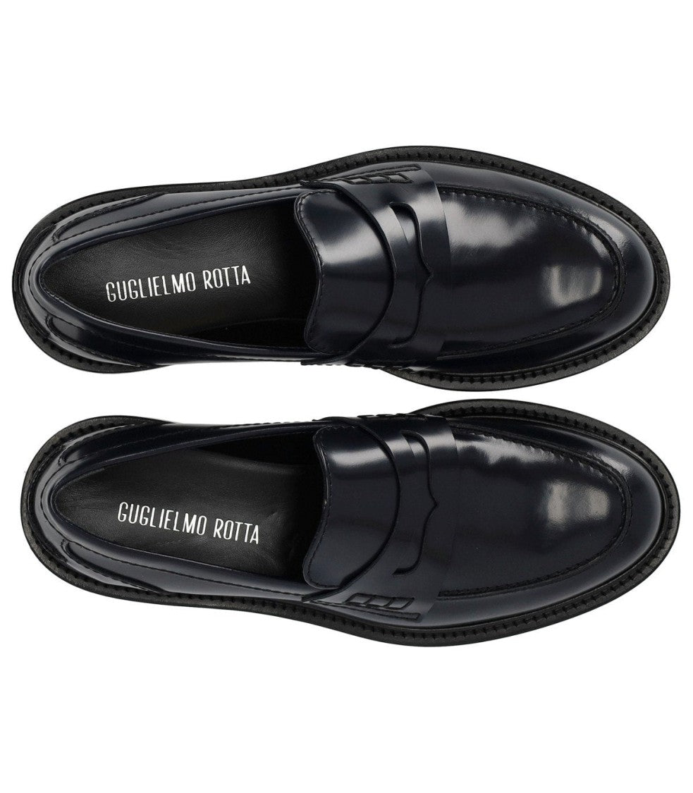 Guglielmo Rotta Page Blue Loafer
