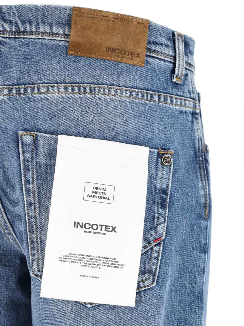 Incotex Straight Jeans – Light Blue