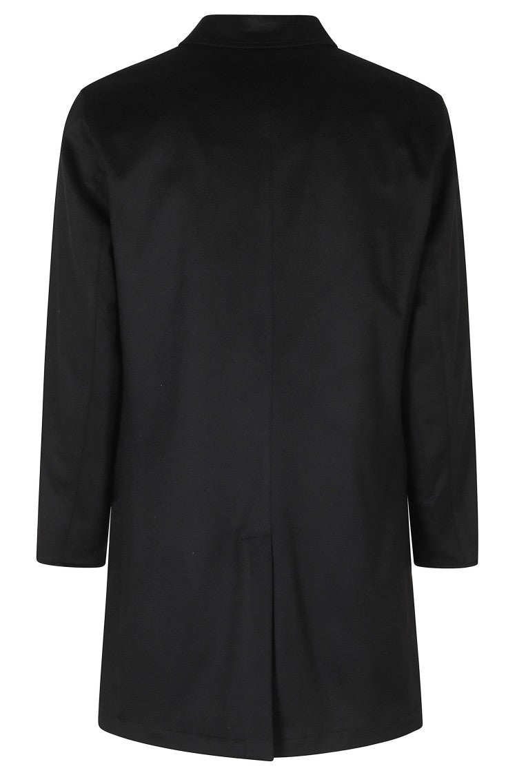 Kired Black Double Cash Reversible Cashmere-Blend Parka