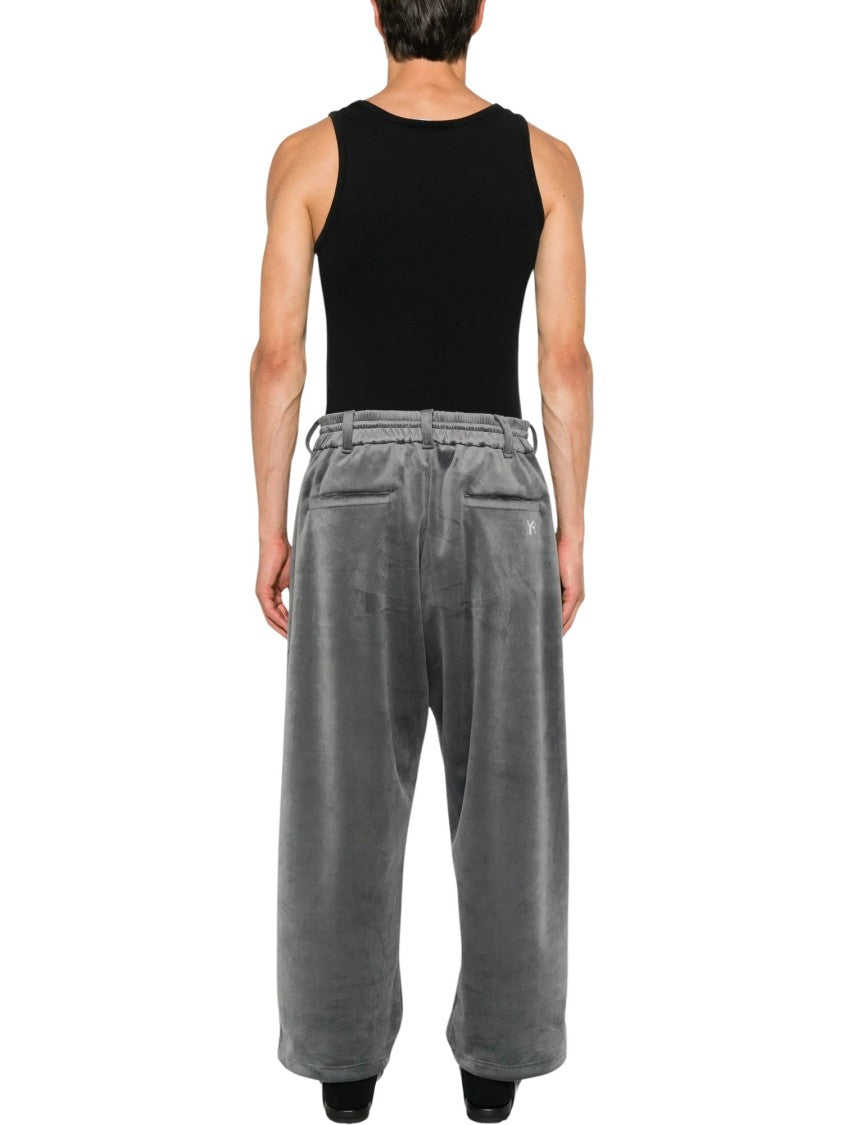 Y-3 M Vc Tp Wide-Leg Velvet Pants