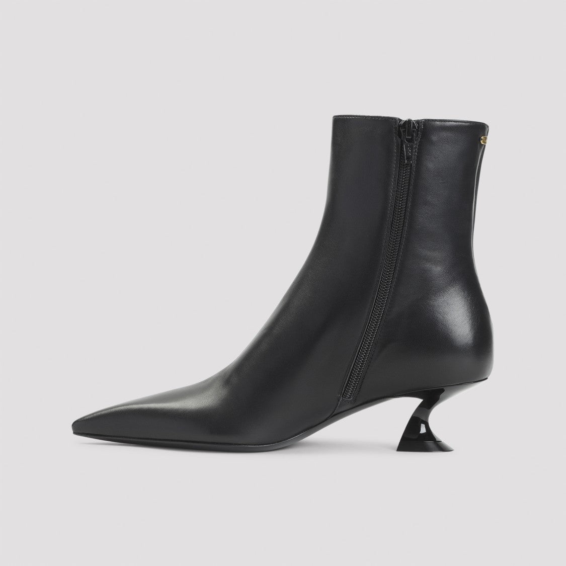 Lanvin Kitten Heell 50 Mm Black Lambskin Ankle Boots