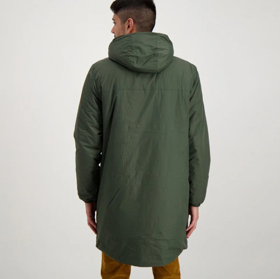 K-Way "The Real 4.0 Eiffel East Teddy Bear" Green Padded Jacket