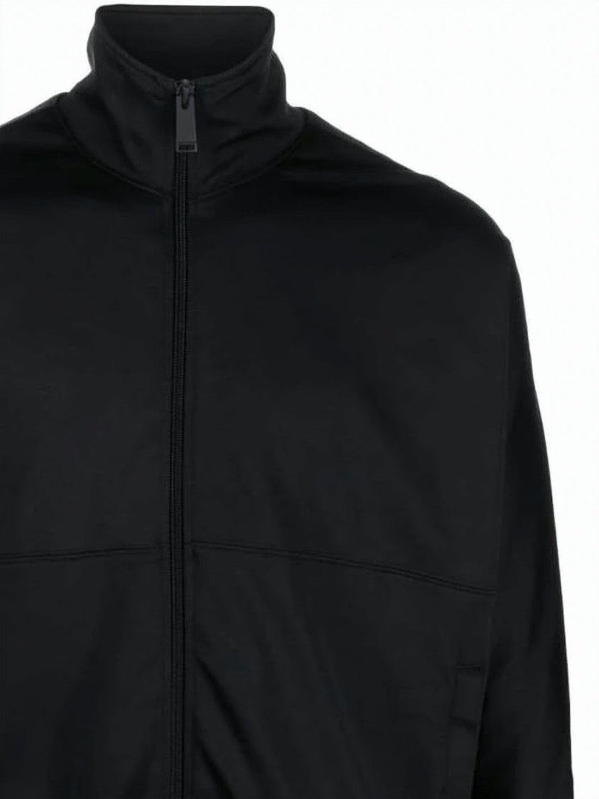 Heron Preston Minimalistic High Collar Jacket With Boxy Silhouette