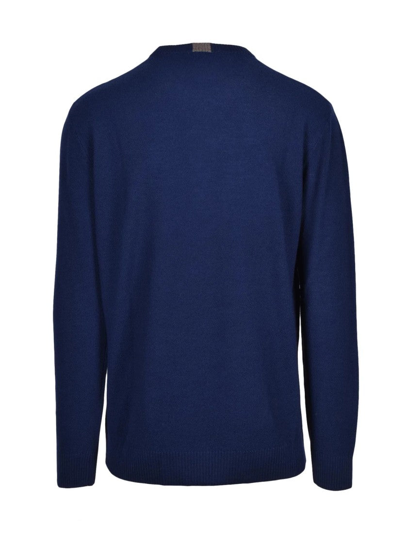 Cashmere Company P. Extrafine Merino Wool Crew Neck Sweater