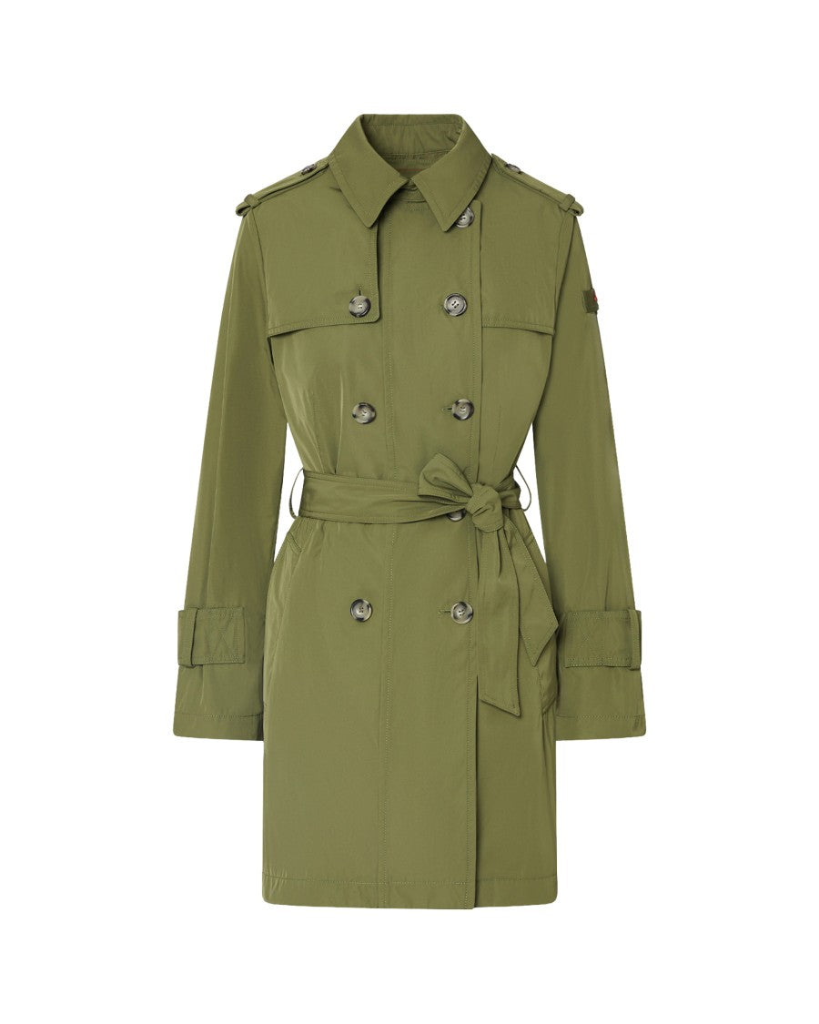 Peuterey Knude Tjt Trench Coat In Ephemera