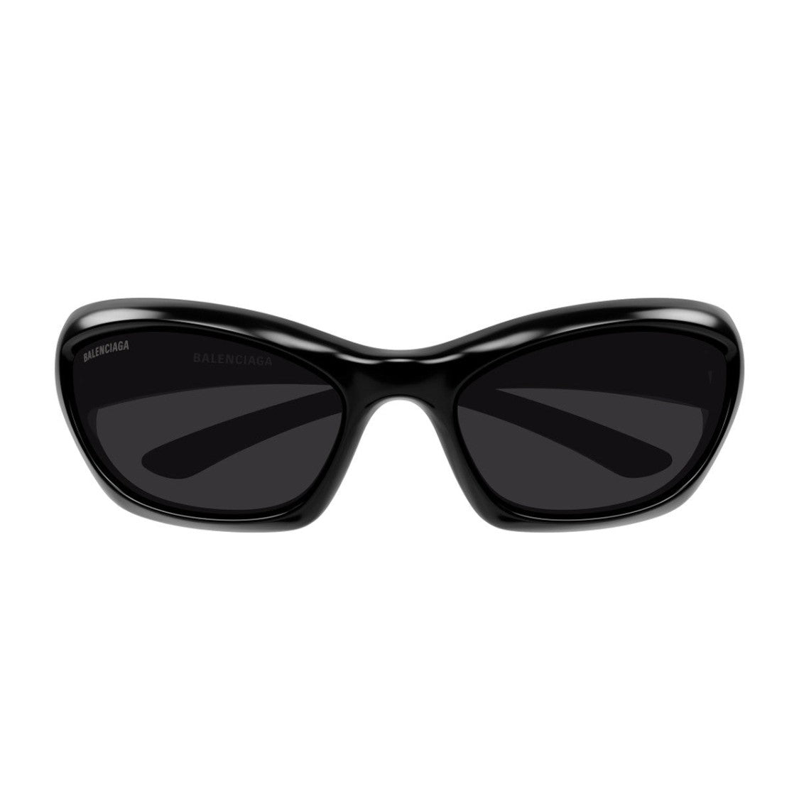 Balenciaga Black Linea Extreme Bio-Injected Cat-Eye Sunglasses