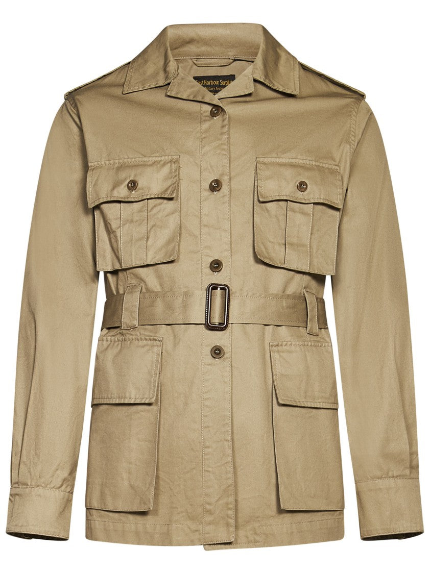 East Harbour Surplus Belted Beige Jacket