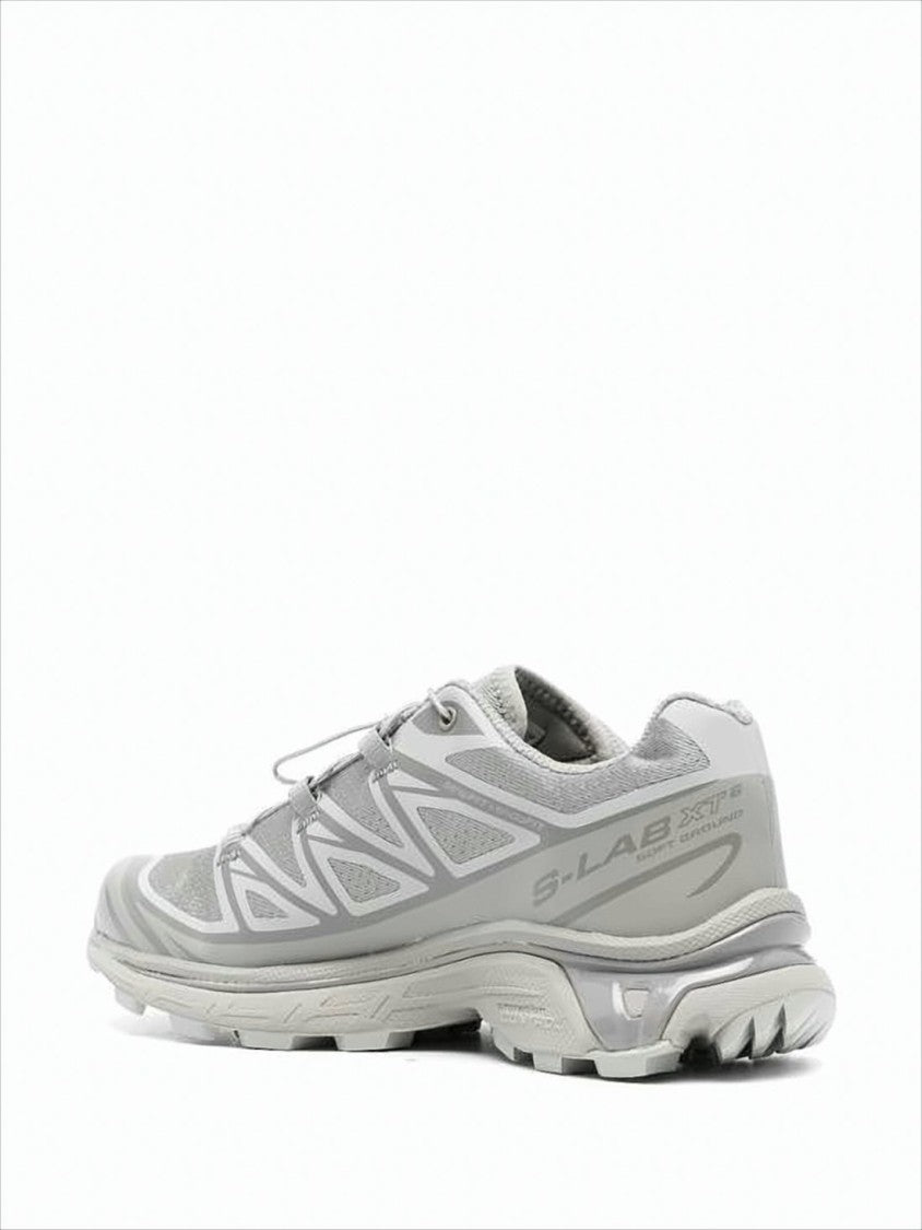 Salomon Lightweight Grey Sneakers With Breathable Textile Upper