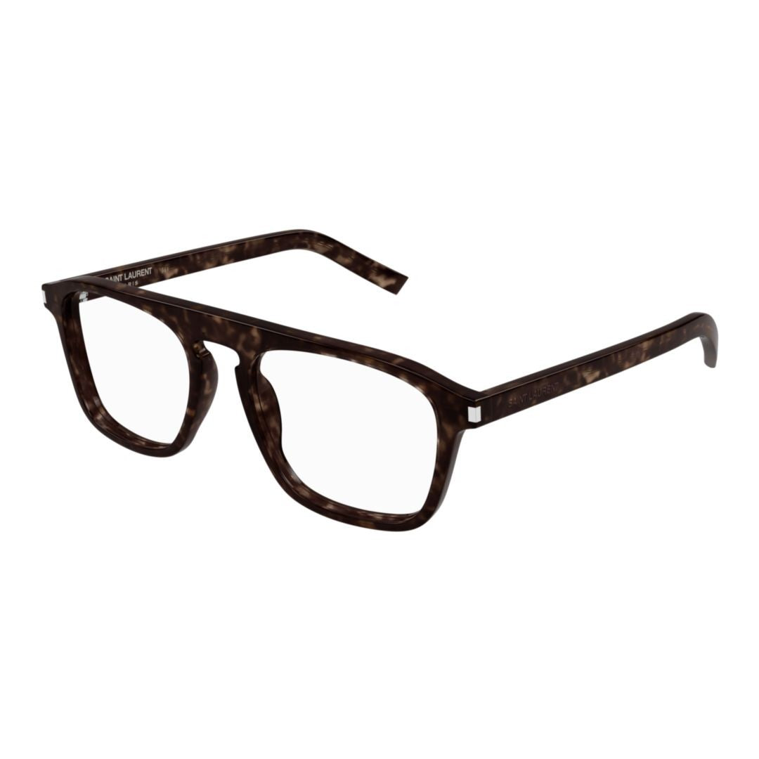 Saint Laurent Sl 157 Tortoiseshell Rectangular Eyeglasses